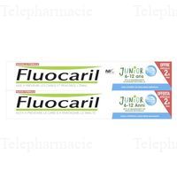 FLUOCARIL Gel dentifrice junior 6-12 ans bubble gum Lot de 2
