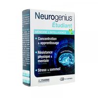 3C PHARMA Neurogenius Etudiant 30 comprim&eacute;s