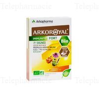 ARKOPHARMA Arkoroyal Immunit&eacute; fort Bio 20 ampoules