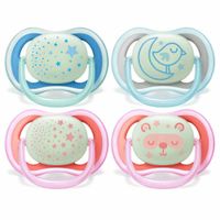 AVENT SUCET SIL NUIT 6-18M X2