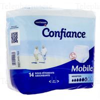 Confiance Mobile Absorption 6 Gouttes Taille XL 14 sous-v&ecirc;tements