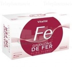 GRANIONS fer une boite de 30 ampoules, 2 ml chacune.