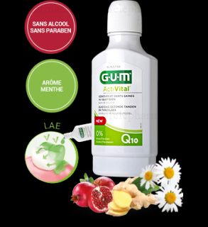 GUM ActiVital Bain de bouche quotidien 300ml