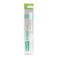 GUM Sonic daily recharges sonic souple x2 Blanc