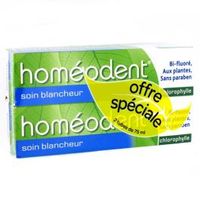 HOMEODENT Soin blancheur lot de 2 x 75ml