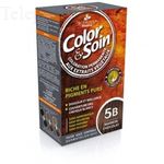 LES 3 CH&Ecirc;NES Color & soin n&deg;5bB marron chocolat