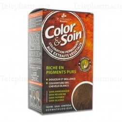 LES 3 CH&Ecirc;NES Color & soin n&deg;7C blond terre cuivr&eacute;