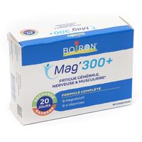 BOIRON Magn&eacute;sium 300+ bo&icirc;te de 80 comprim&eacute;s