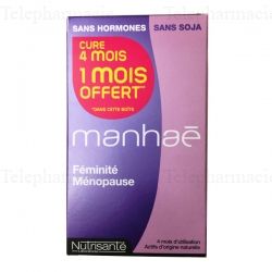 Manha&eacute; f&eacute;minit&eacute; m&eacute;nopause sans hormones - 90 capsules