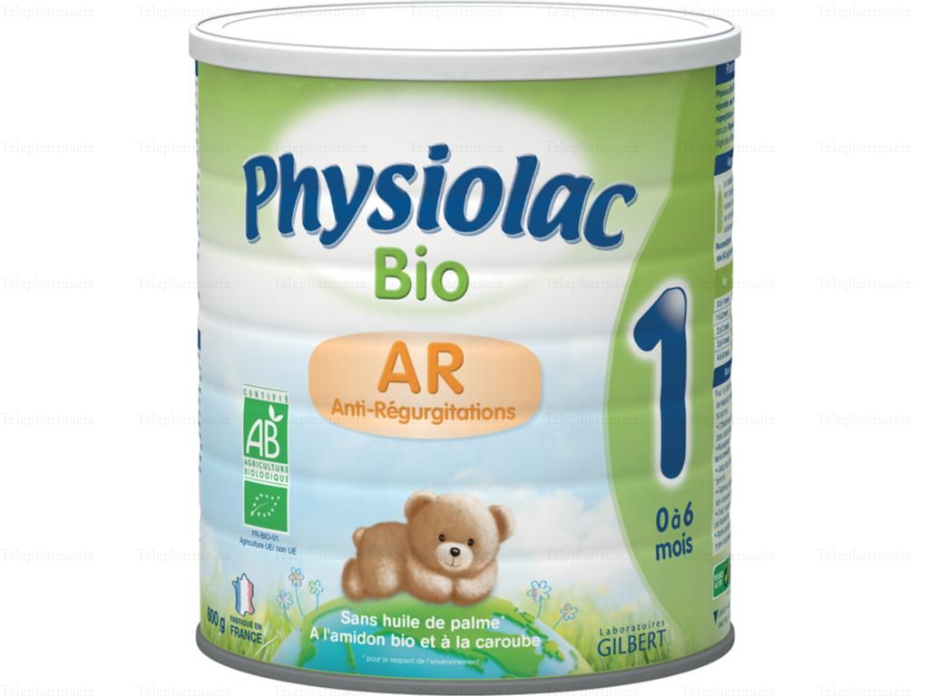 PHYSIOLAC Lait AR Bio 1er &acirc;ge 800g