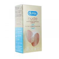 PRESERV DUREX NUDE EXTRA LUB X