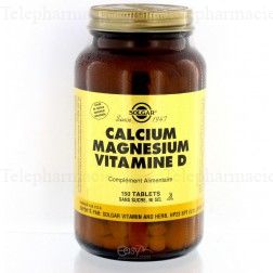 SOLGAR Calcium magn&eacute;sium vitamine D 150 comprim&eacute;s