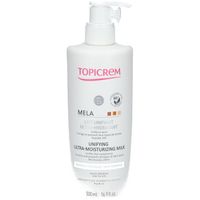TOPICREM Mela Lait unifiant Ultra-Hydratant SPF15 500ml