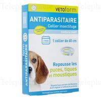 VETOFORM Collier insectifuge chien/chiot 60cm
