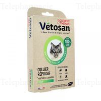 VETOSAN Collier Répulsif pour chat 32cm