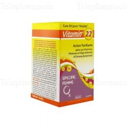 VITAMIN 22 Sp&eacute;cific femme 60 g&eacute;lules v&eacute;g&eacute;tales